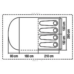 Coleman Oak Canyon 4 Personen - Familienzelt -TrekGear Verkaufs-Shop coleman oak canyon 4 personen familienzelt rl 169955 2