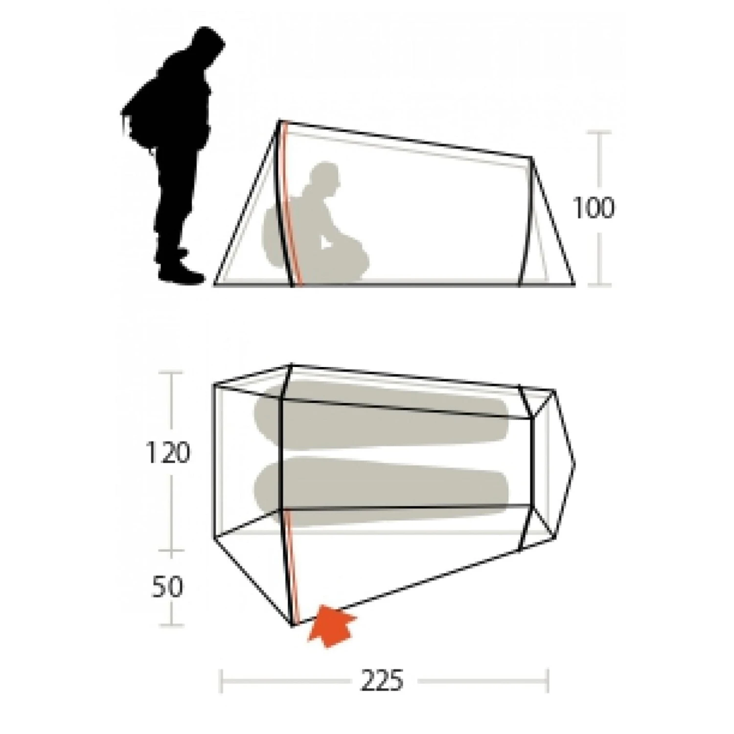 Ferrino Lightent 2 Pro - 2 Personen Zelt 2 Ferrino Lightent 2 Pro - 2 Personen Zelt – Bild 2