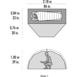 MSR Elixir 1 - Ein-Personen-Zelt -TrekGear Verkaufs-Shop msr elixir 1 ein personen zelt cd 10330 6
