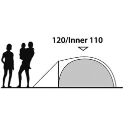 Outwell Cloud 2 - Zwei-Personen-Zelt -TrekGear Verkaufs-Shop outwell cloud 2 zwei personen zelt green grey rl 150174 2