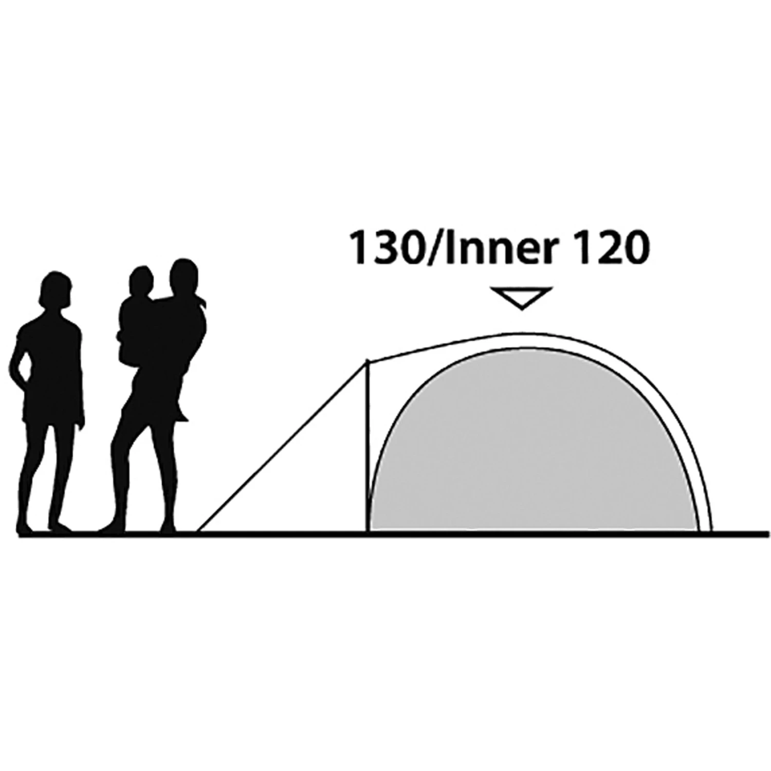 Outwell Cloud 3 - Drei-Personen-Zelt 4 Outwell Cloud 3 - Drei-Personen-Zelt – Bild 4