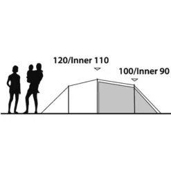 Outwell Earth 3 - Drei-Personen-Tunnel-Zelt -TrekGear Verkaufs-Shop outwell earth 3 drei personen tunnel zelt green grey rl 150171 3