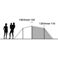 Outwell Earth 4 - Vier-Personen-Tunnel-Zelt -TrekGear Verkaufs-Shop outwell earth 4 vier personen tunnel zelt green grey rl 150172 2