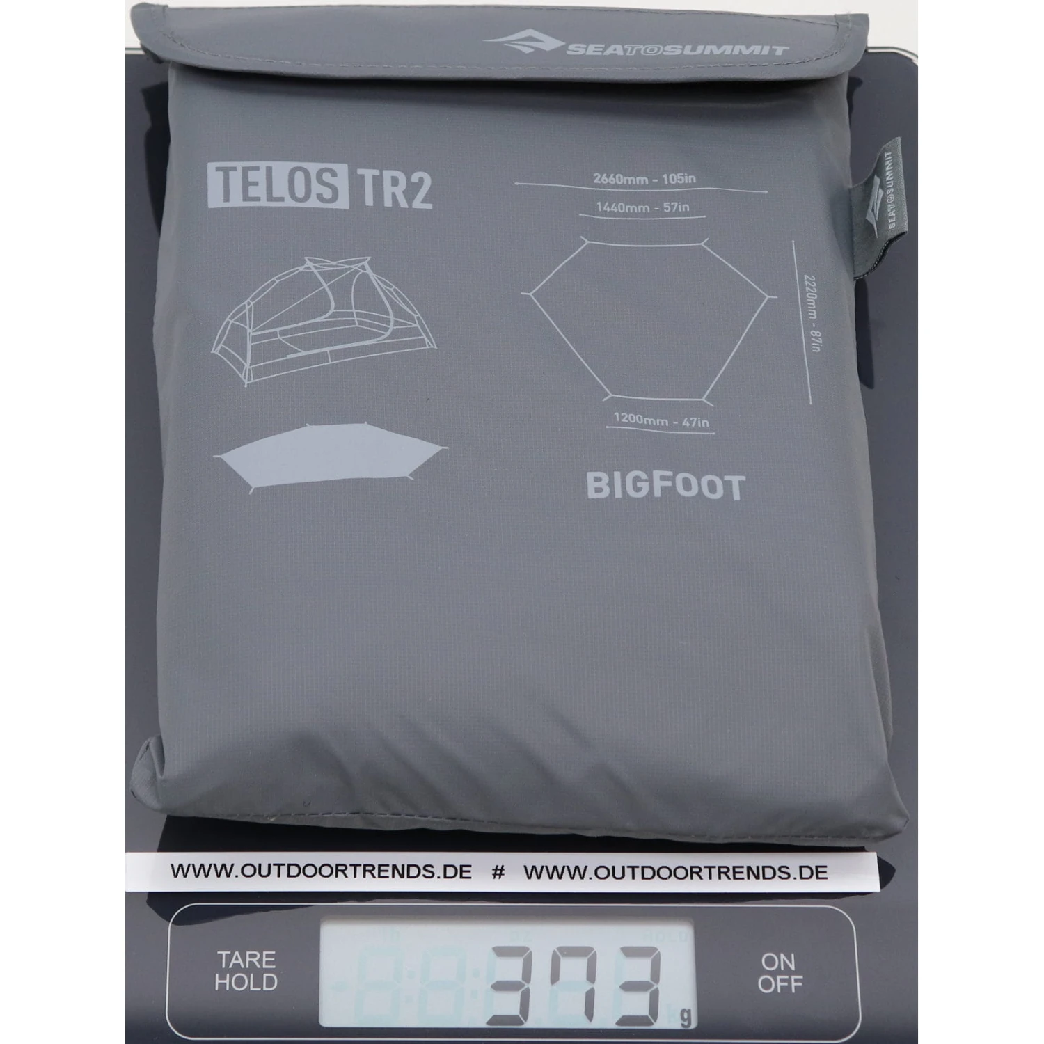 Sea To Summit Bigfoot Footprint Telos TR2 + Telos TR2 Plus - Zeltunterlage 3 Sea To Summit Bigfoot Footprint Telos TR2 + Telos TR2 Plus - Zeltunterlage – Bild 3