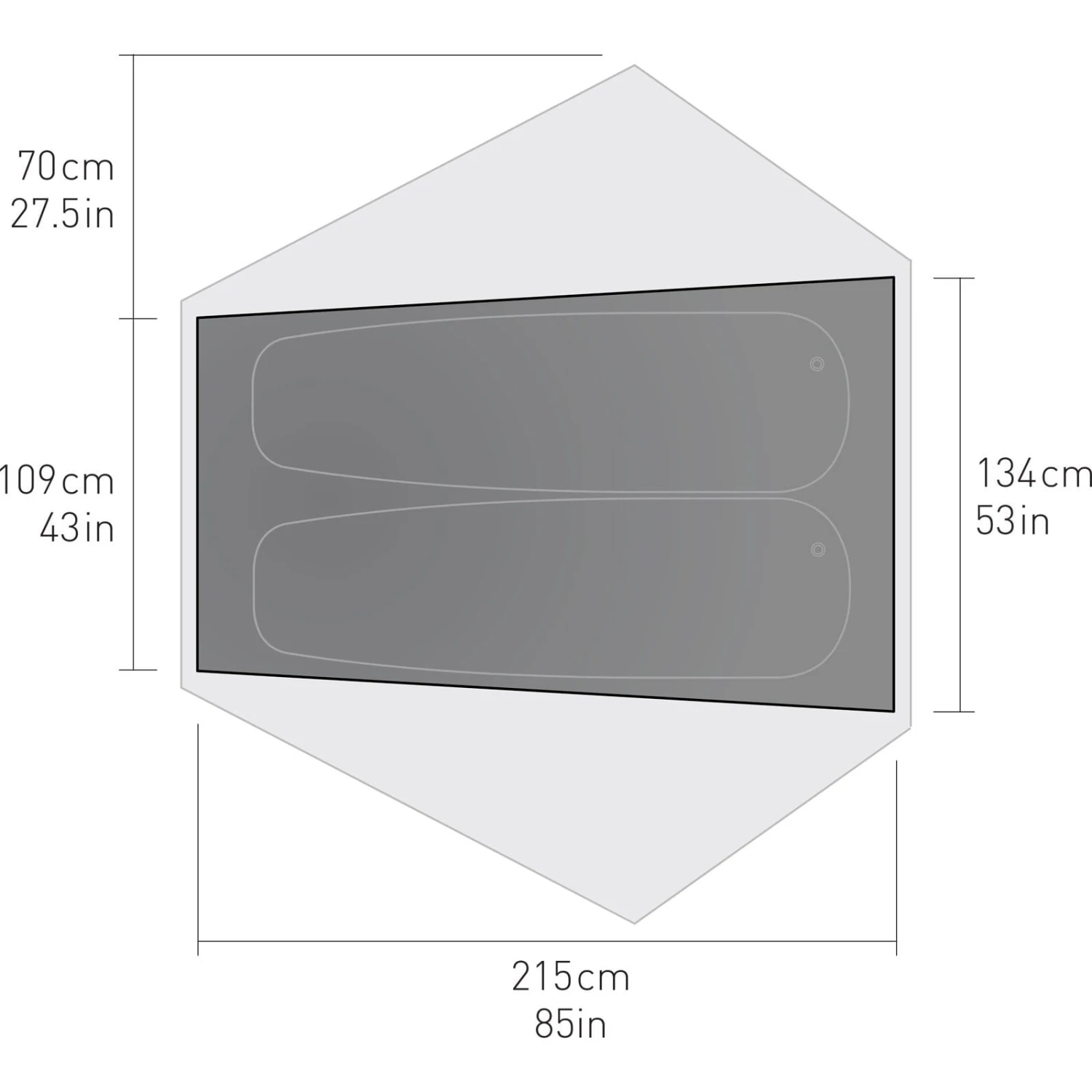 Sea To Summit Telos TR2 Plus - 2 Personen Zelt 3 Sea To Summit Telos TR2 Plus - 2 Personen Zelt – Bild 3