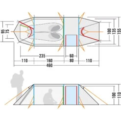 Tatonka Alaska 2.235 PU - Zwei-Personen-Zelt -TrekGear Verkaufs-Shop tatonka alaska 2 235 pu zwei personen zelt tat 2455 208 13