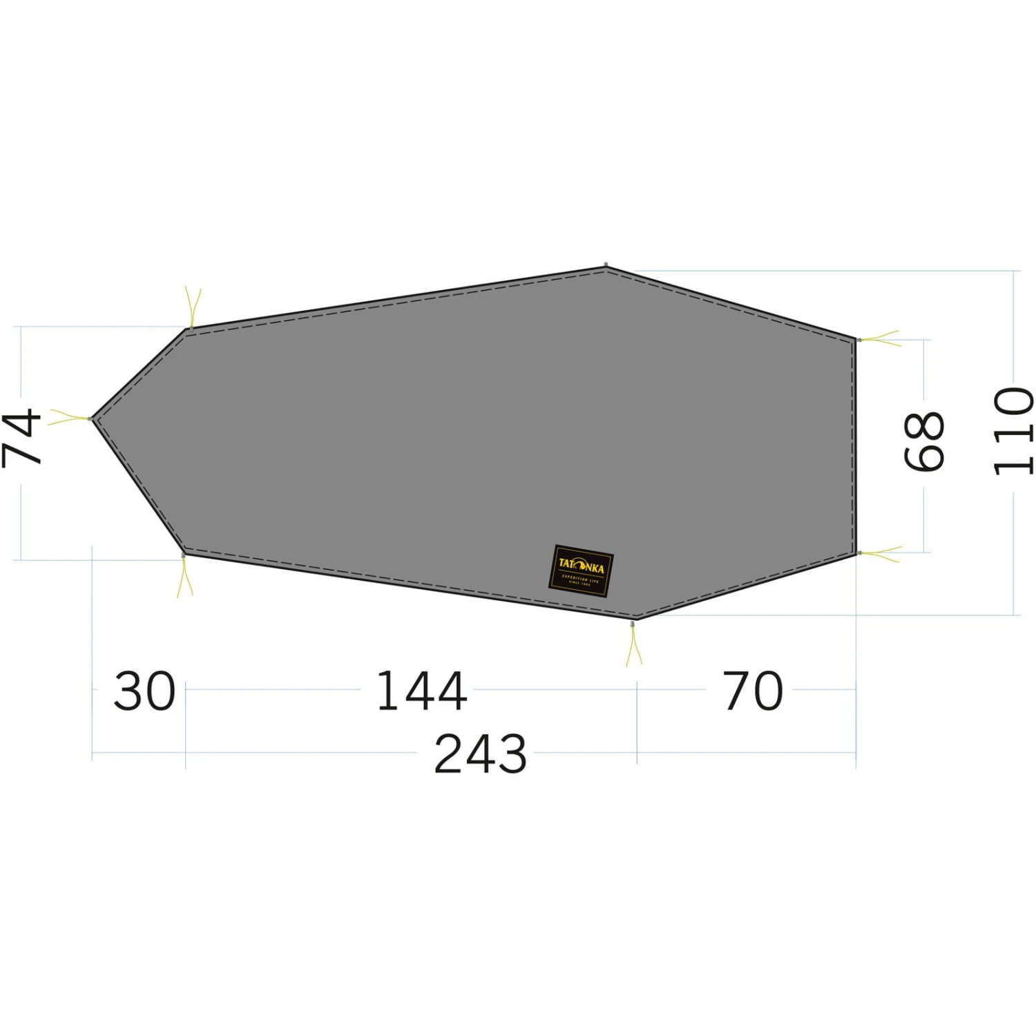 Tatonka Floor Sheet LT Kyrkja - Zeltunterlage 1 Tatonka Floor Sheet LT Kyrkja - Zeltunterlage