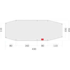 Tatonka Floor Sheet PE Alaska 2 - Zeltunterlage
