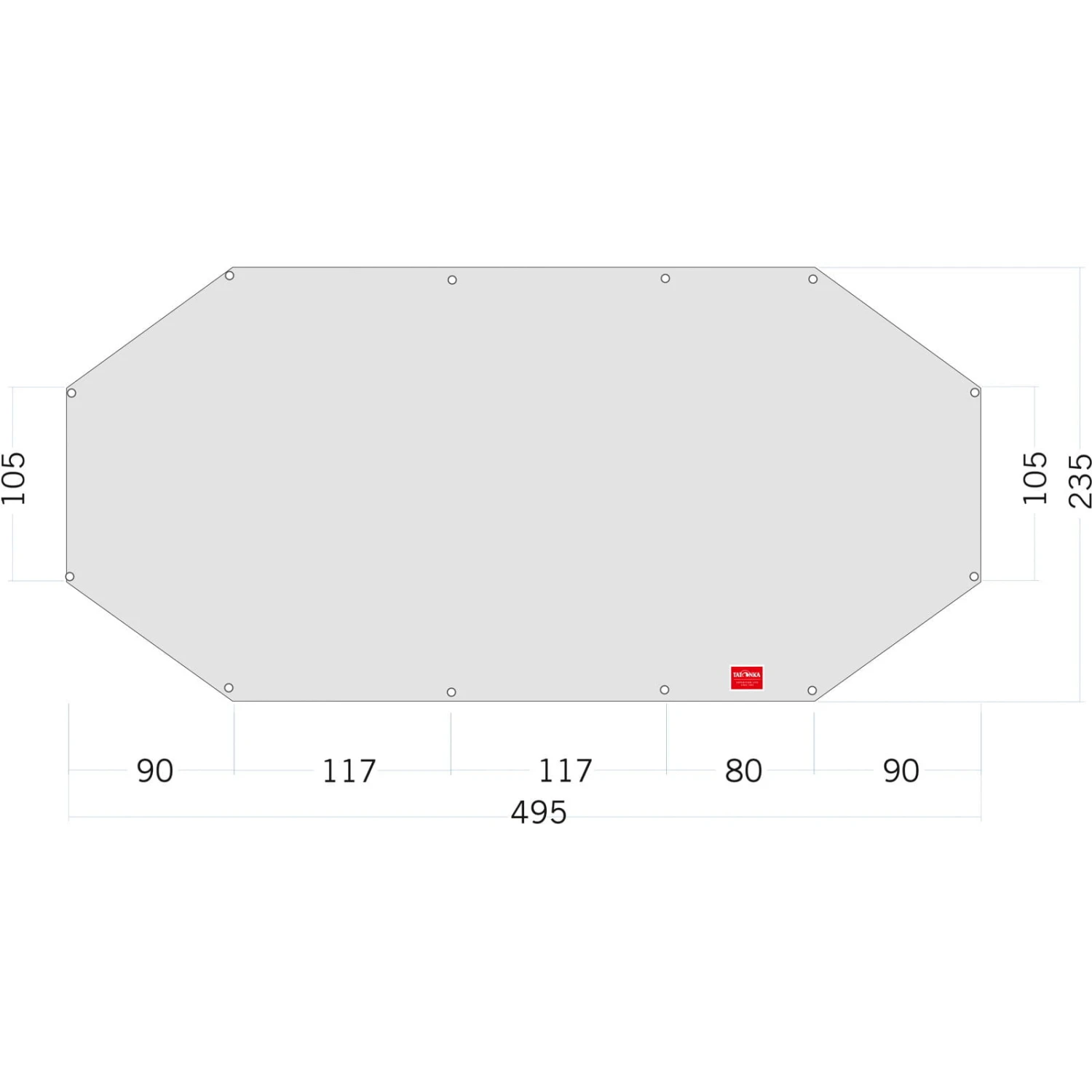 Tatonka Floor Sheet PE Alaska 4 - Zeltunterlage 1 Tatonka Floor Sheet PE Alaska 4 - Zeltunterlage
