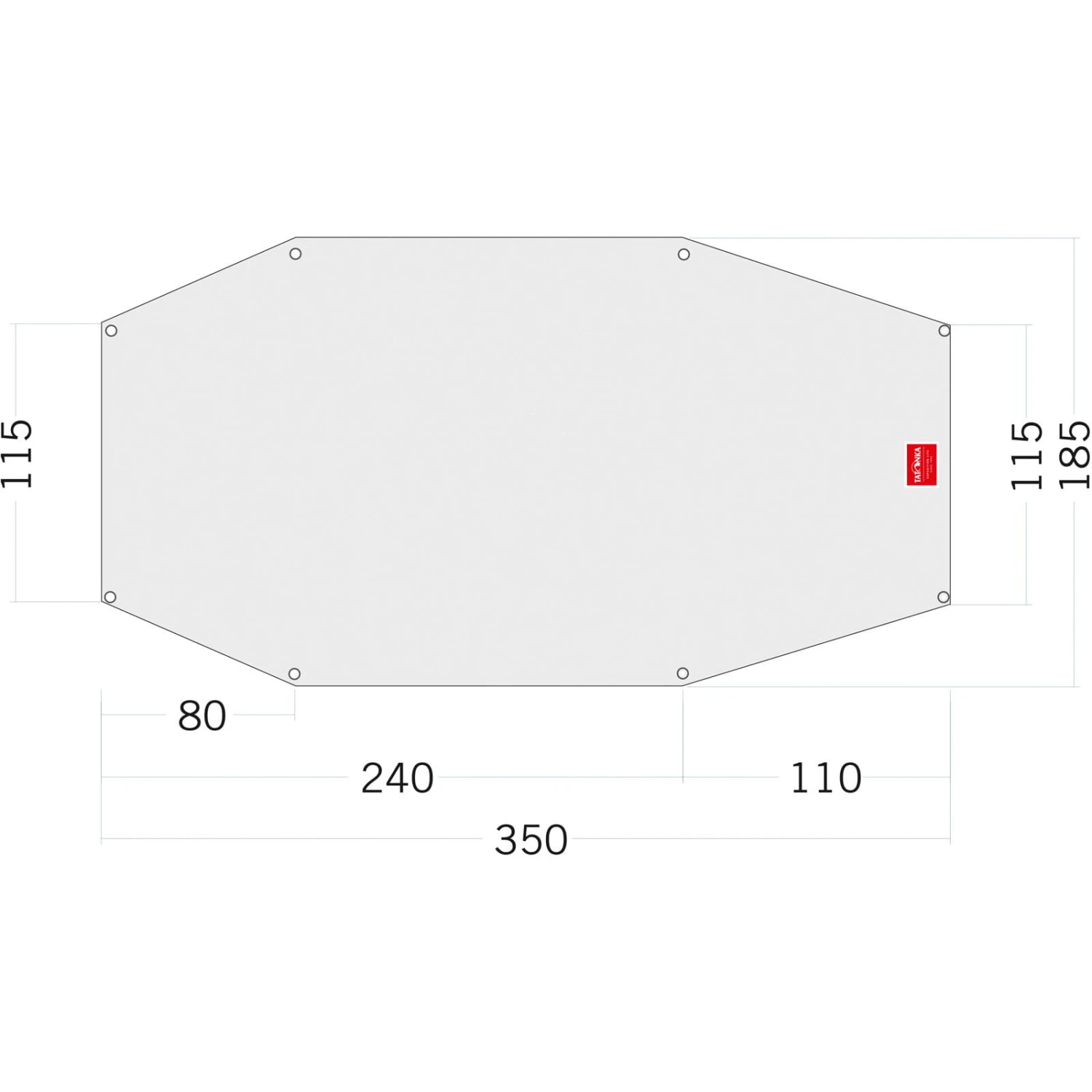 Tatonka Floor Sheet PE Arctis 3 - Zeltunterlage 1 Tatonka Floor Sheet PE Arctis 3 - Zeltunterlage