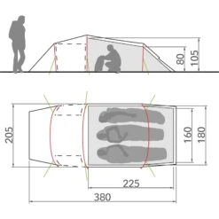 VAUDE Arco XT 3P - Drei-Personen-Tunnelzelt 7 VAUDE Arco XT 3P - Drei-Personen-Tunnelzelt -TrekGear Verkaufs-Shop vaude arco xt 3p drei personen tunnelzelt 12258 4590 5