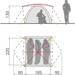VAUDE Campo Grande 3-4P - Zelt 9 VAUDE Campo Grande 3-4P - Zelt -TrekGear Verkaufs-Shop vaude campo grande 3 4p zelt vau 14225 1700 5