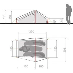 VAUDE Lizard Seamless 2-3P - Zelt 9 VAUDE Lizard Seamless 2-3P - Zelt -TrekGear Verkaufs-Shop vaude lizard seamless 2 3p zelt cress green vau 14418 1820 4