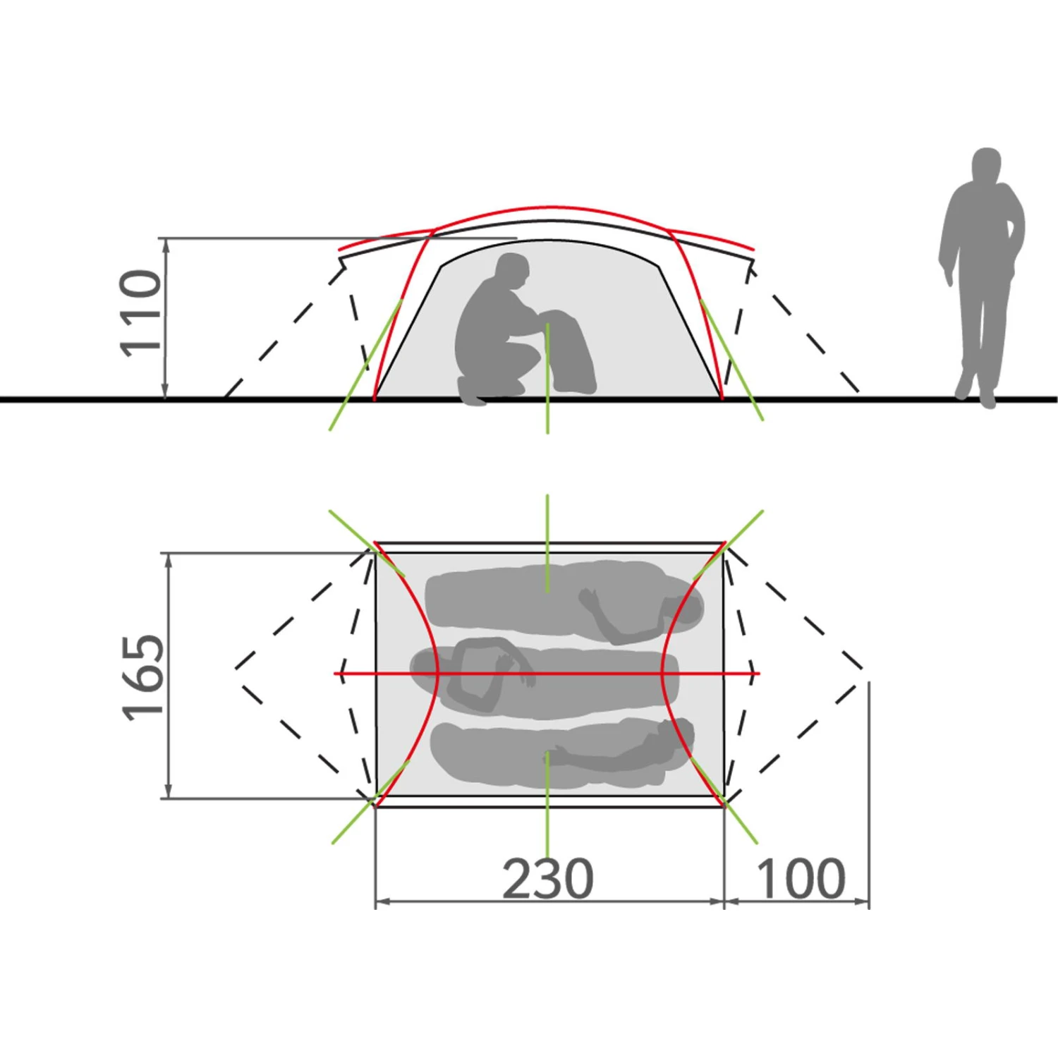 VAUDE Mark L 3P - 3-Saison-Zelt 6 VAUDE Mark L 3P - 3-Saison-Zelt – Bild 6