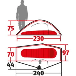 Wechsel Pathfinder Unlimited Line - 1-Personen-Zelt -TrekGear Verkaufs-Shop wechsel pathfinder unlimited line 1 personen zelt green wec 231085 2